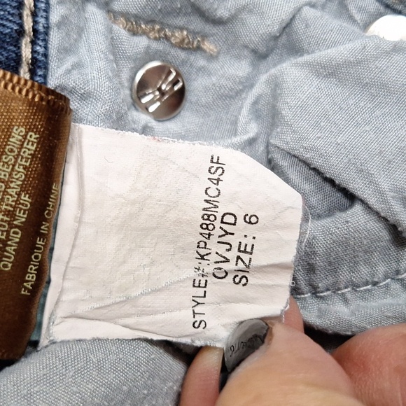 Kut from the Kloth Diana Dark Wash Grunge Skinny Denim Jeans Size 6 - Picture 10 of 12